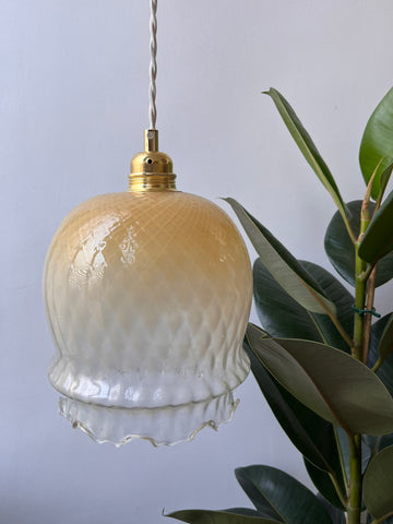 Grande suspension ananas tropicale vintage- modèle Piper