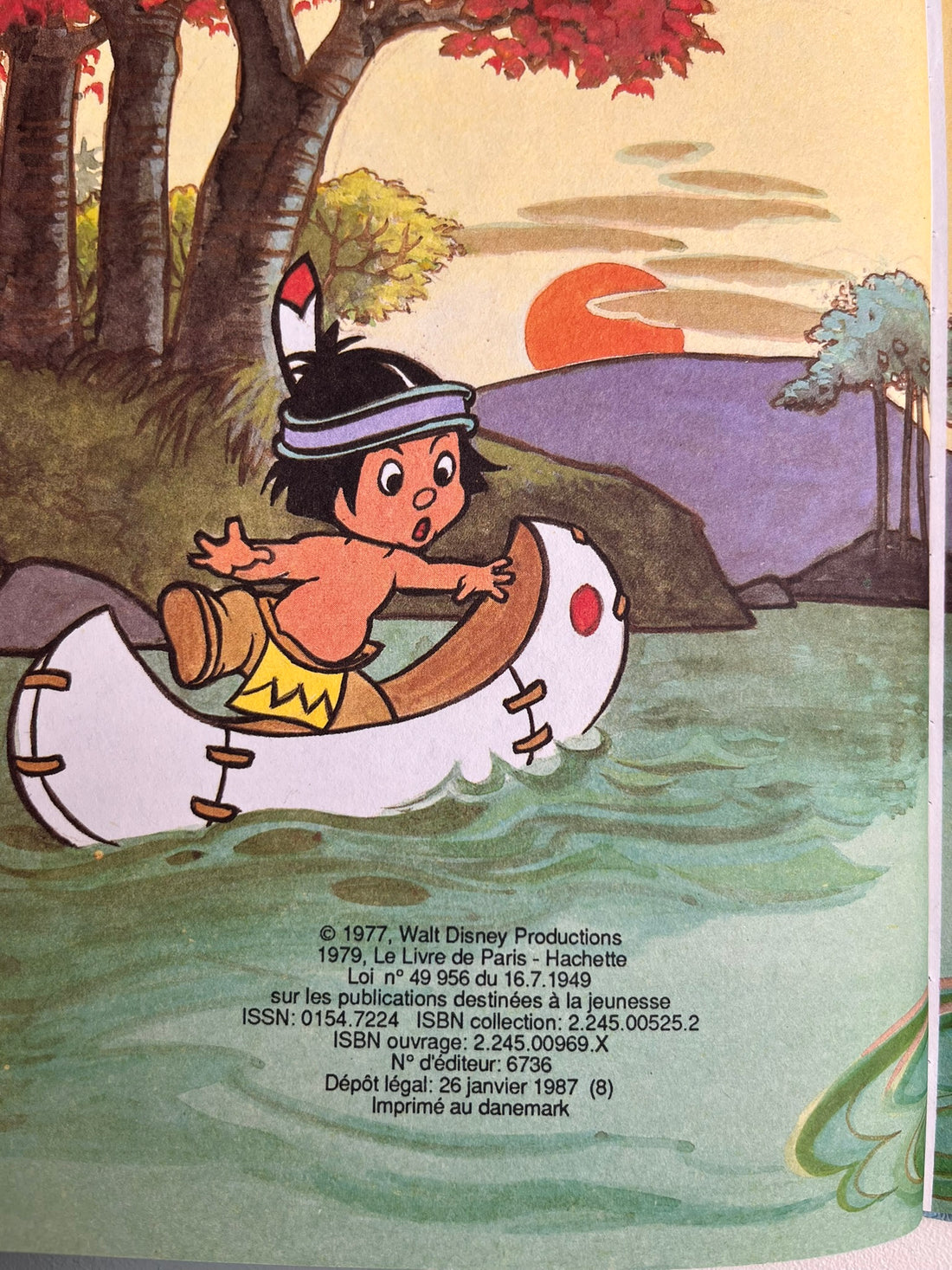Hiawatha le petit Indien - Club du Livre Mickey- Disney Vintage