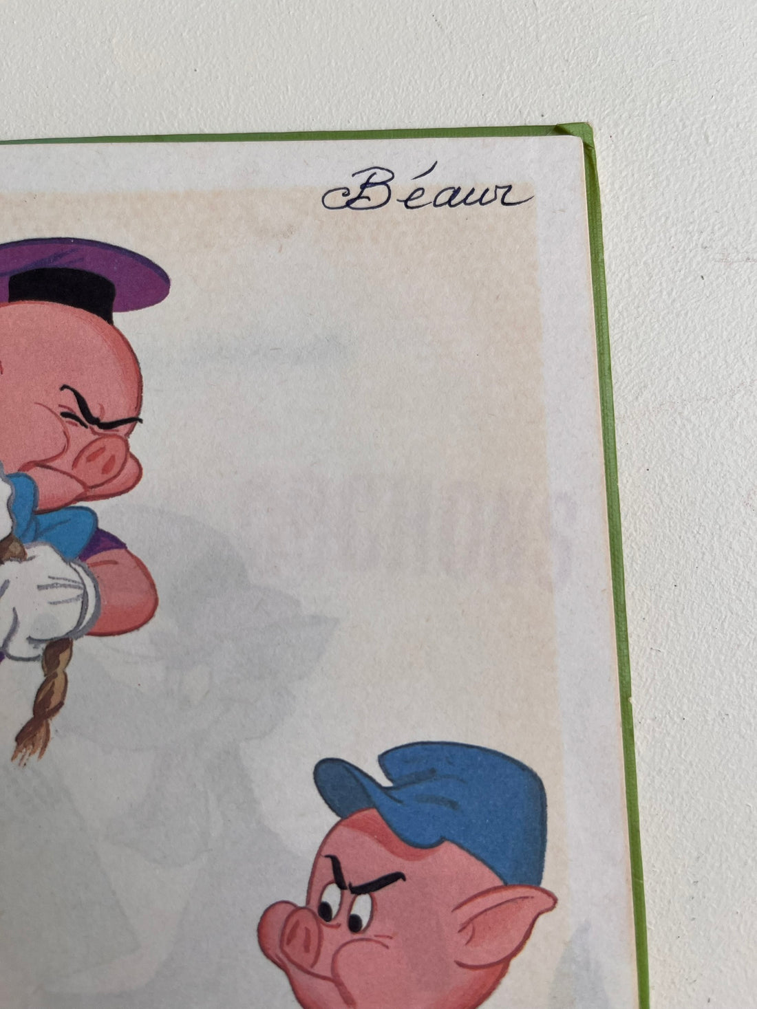 Les trois petits cochons- Club du Livre Mickey- Disney Vintage