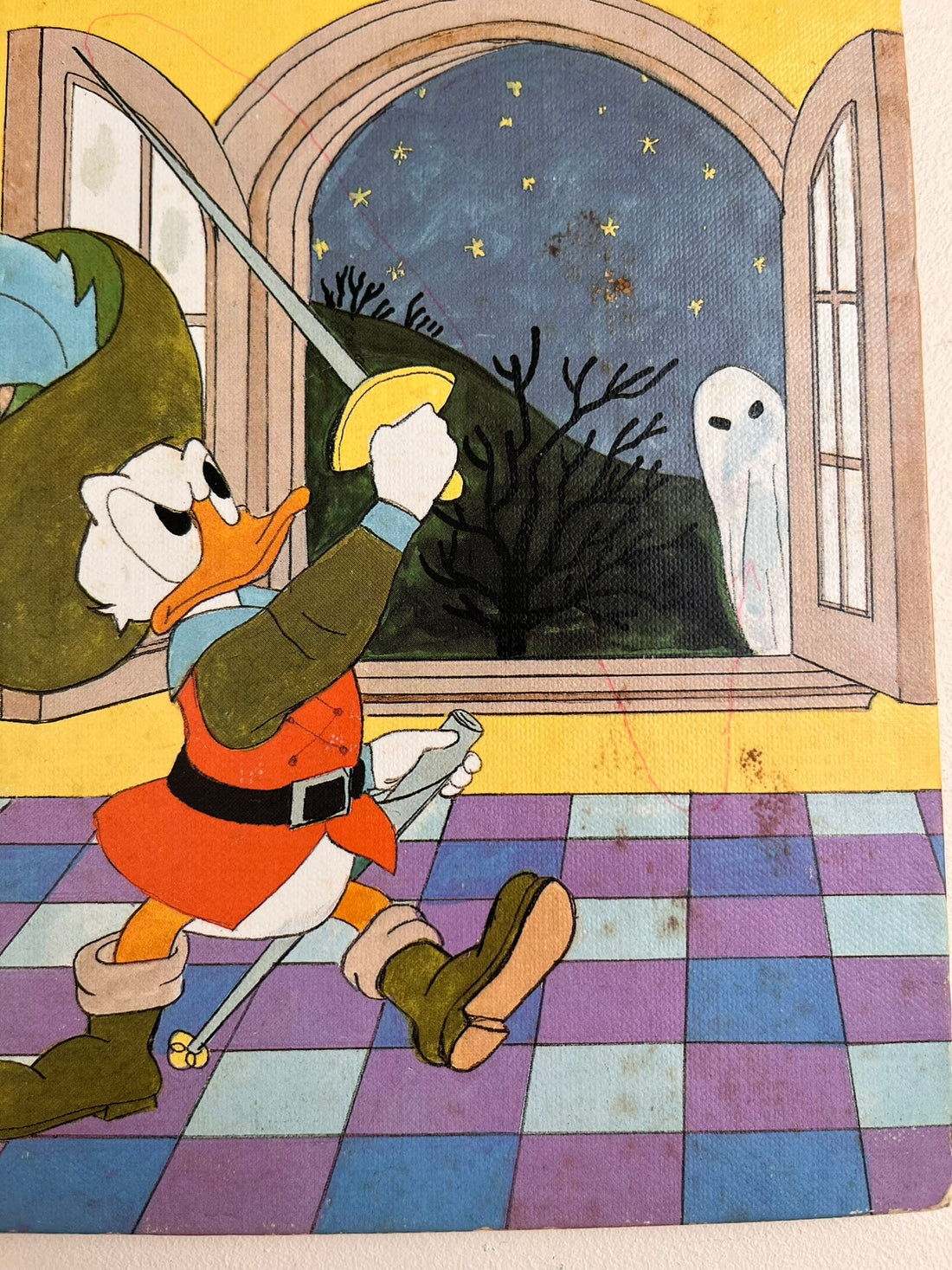 Donald et le fantôme- Club du Livre Mickey- Disney Vintage